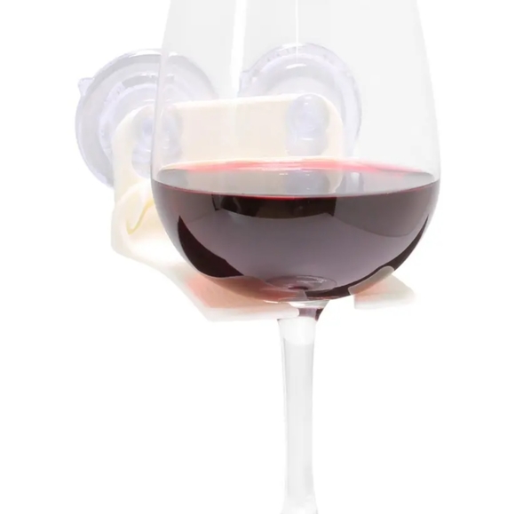 Wavehooks. Bathtub wine glass holder. New in box - Picture 2 of 8